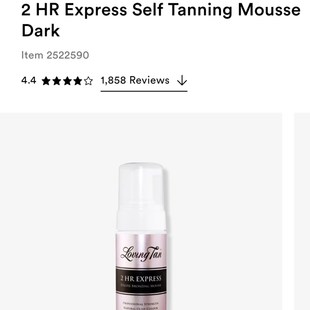Loving tan DARK 2 hr express